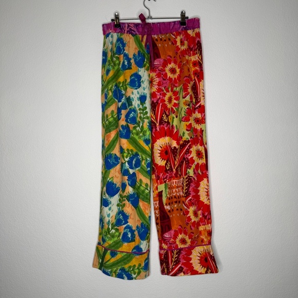 Anthropologie Other - Anthropologie Roegiya Floral PJ Bottoms Multicolor Drawstring Size SP